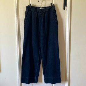 Everlane Dark Navy Wide-Leg Jeans